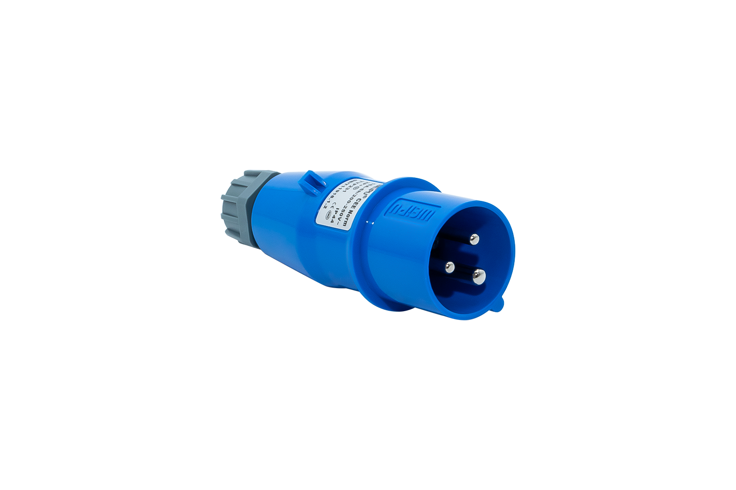 Weipu CEE plug 16A 250V 3-pin connector IP44