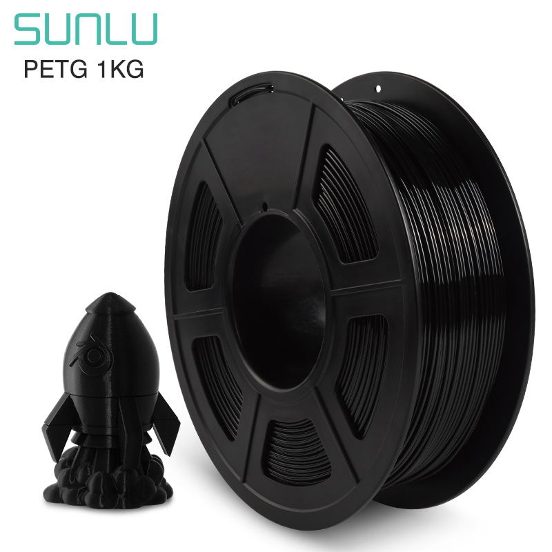 Sunlu PETG 1kg black Premium 3D printing filament high quality