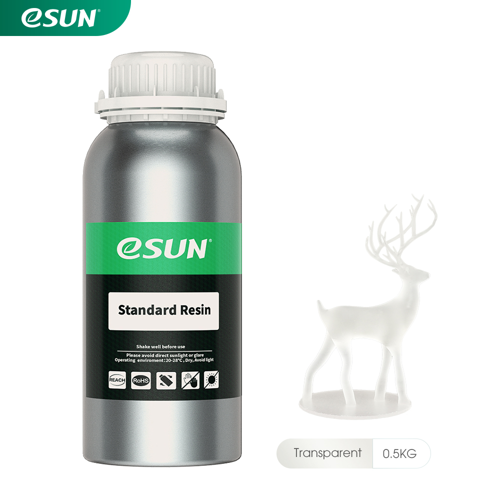 Esun Standard Resin 500gr transparent Premium 3D printing resin high quality LCD DLP