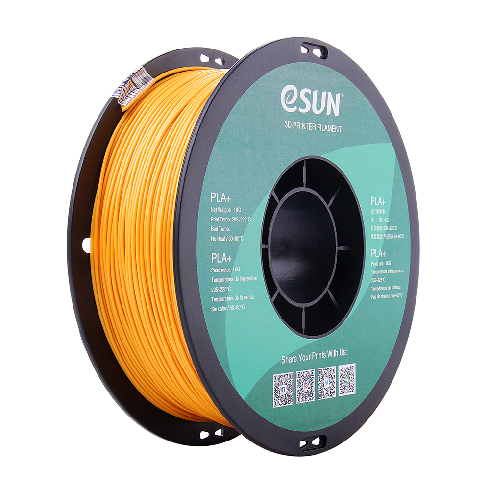 Esun PLA+ 1kg gold Premium 3D printing filament high quality