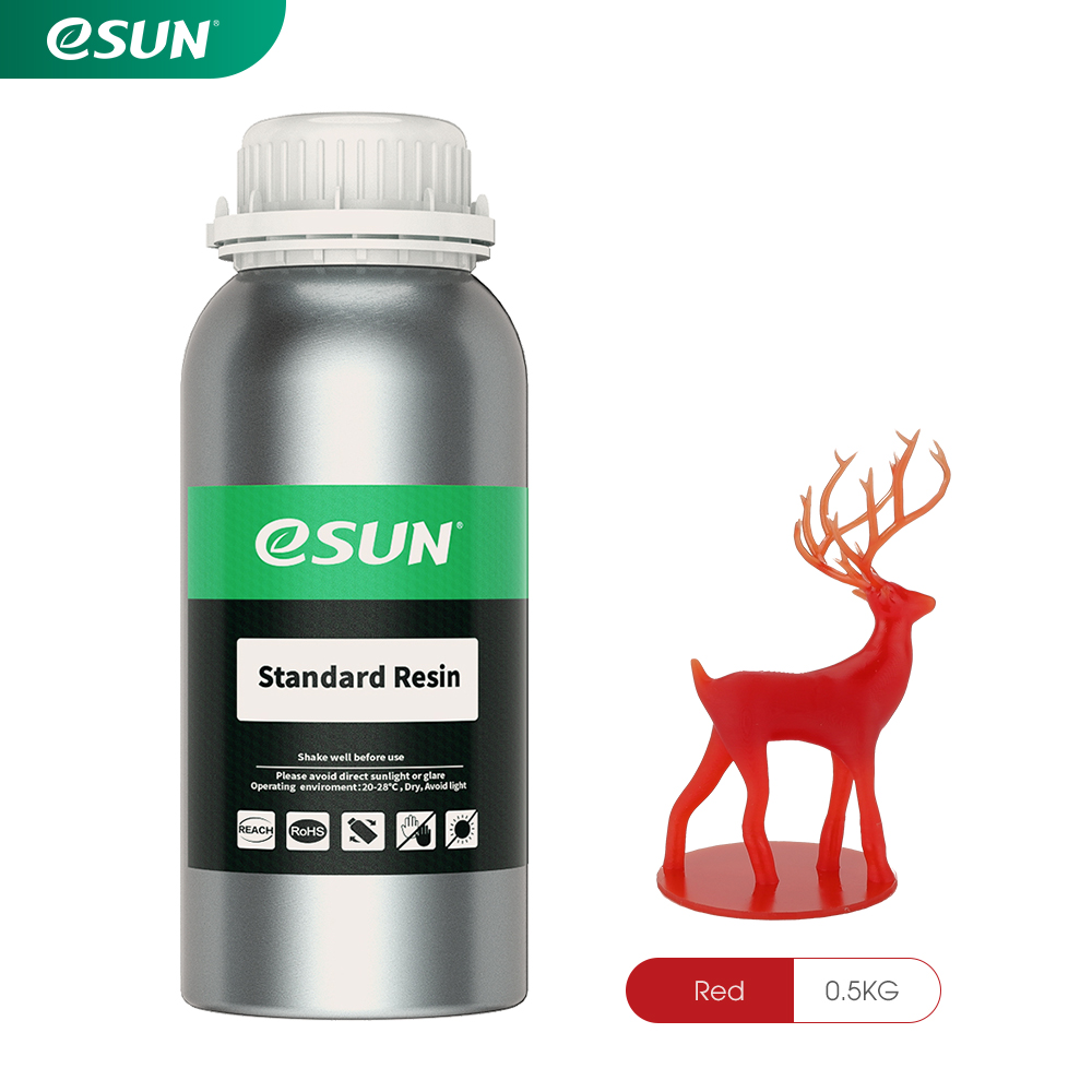 Esun Standard Resin 500gr red Premium 3D printing resin high quality LCD DLP