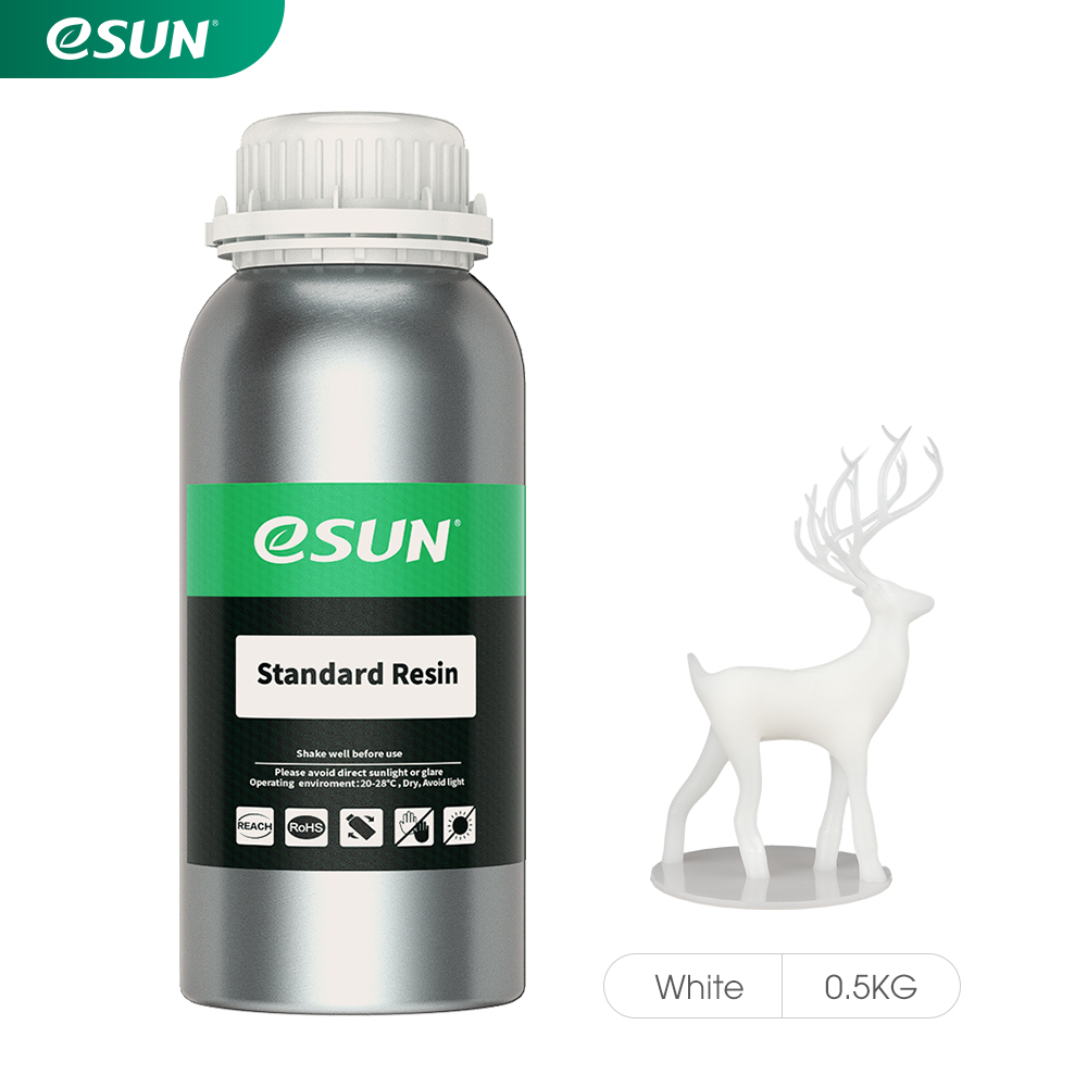 Esun Standard Resin 500gr white Premium 3D printing resin high quality LCD DLP