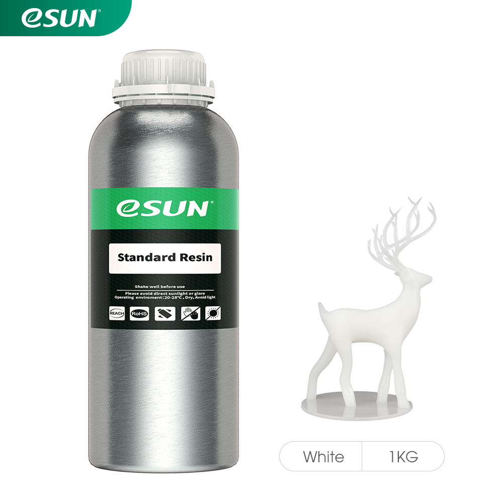 Esun Standard Resin 1000gr white Premium 3D printing resin high quality LCD DLP