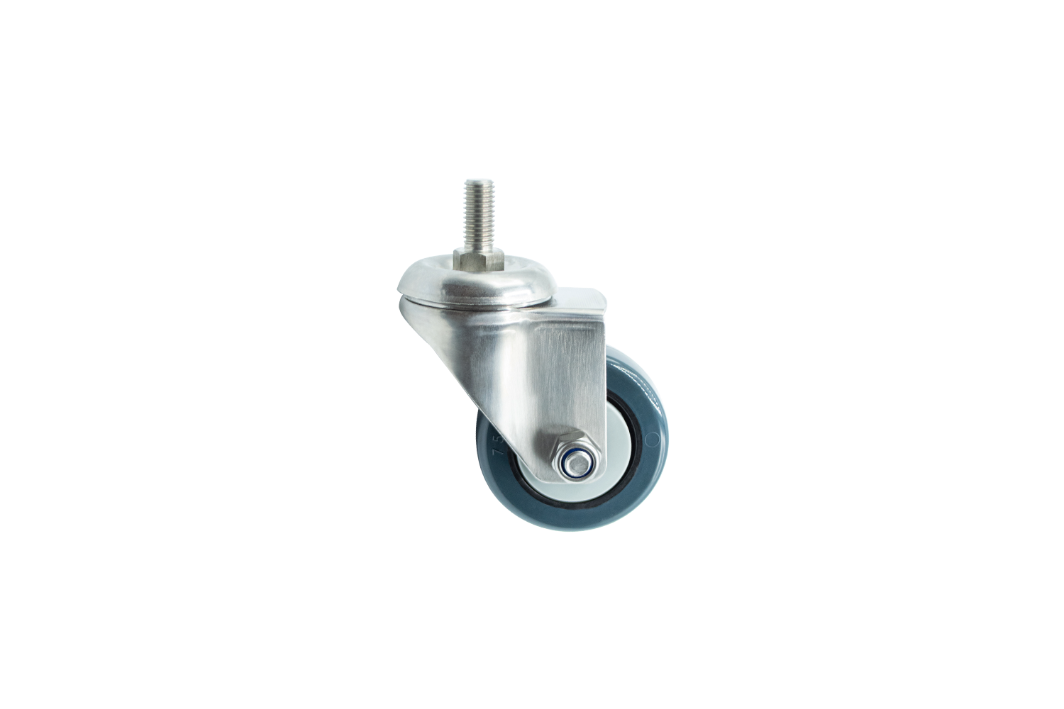 stainless steel swivel caster without a brake transport applications smooth movement durable wheel