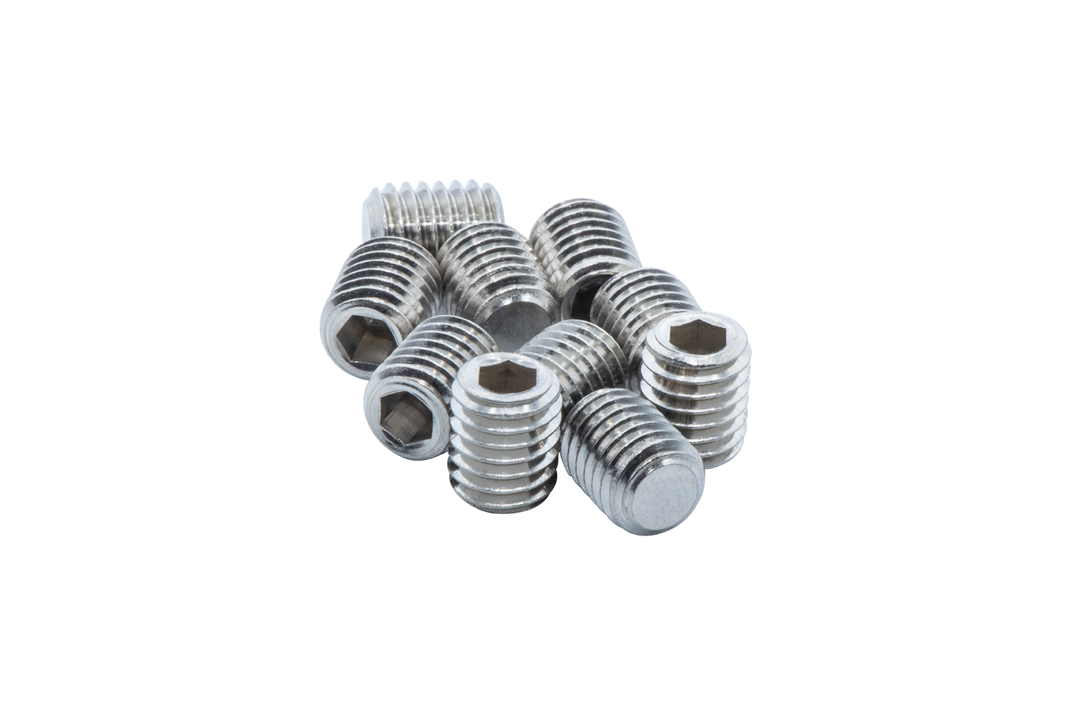 Set screw ISO4026 V2A cone point hex socket stainless steel ISO 4026