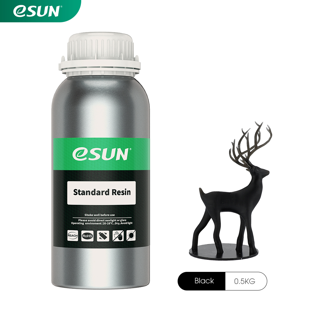 Esun Standard Resin 500gr black Premium 3D printing resin high quality LCD DLP