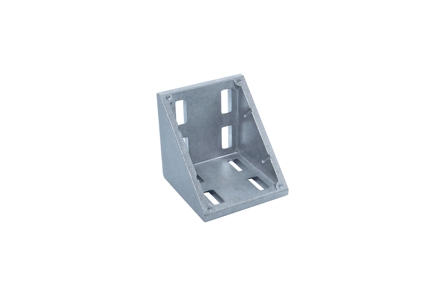 Lightweight external bracket 80x80mm die-cast aluminum profile connector Item Bosch slot sizes 8 and 10