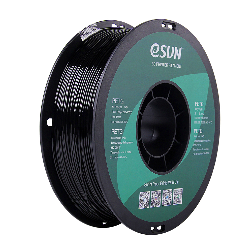 Esun PTEG 1kg black Premium 3D printing filament high quality