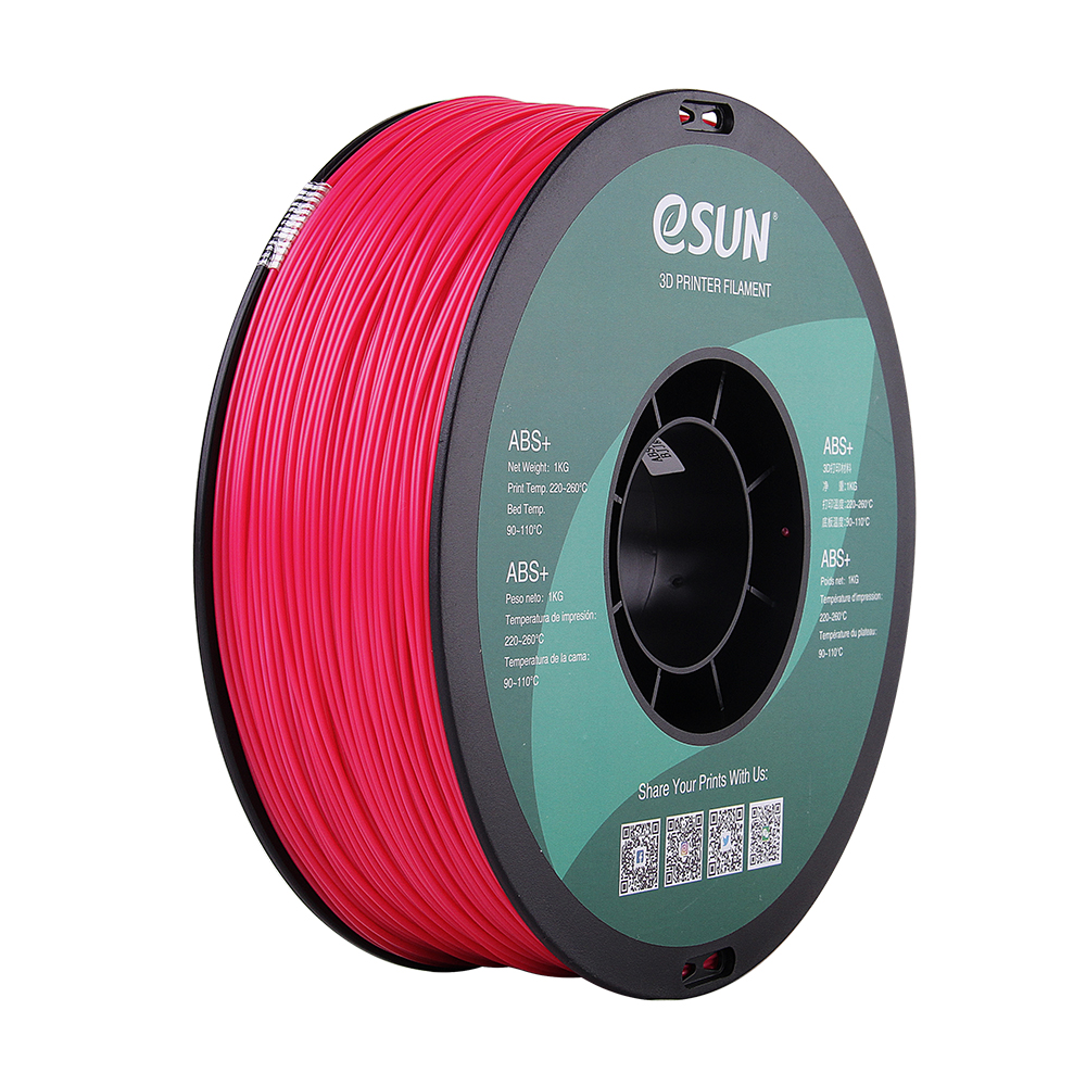 Esun ABS+ 1kg magenta Premium 3D printing filament high quality