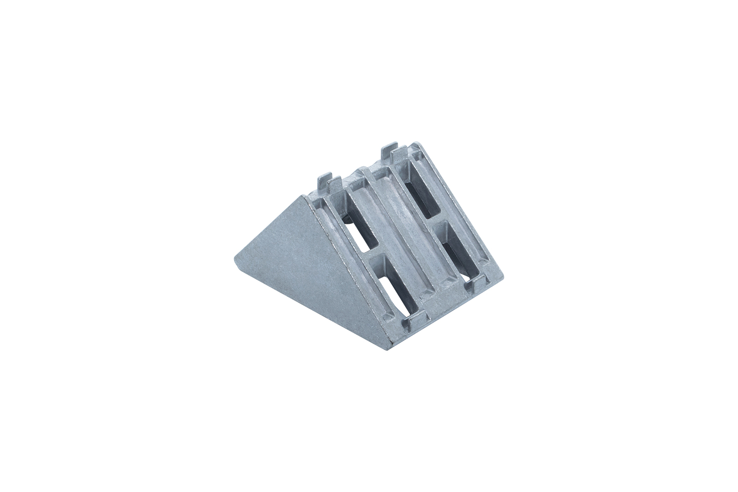 Lightweight external bracket 80x80mm die-cast aluminum profile connector Item Bosch slot sizes 8 and 10