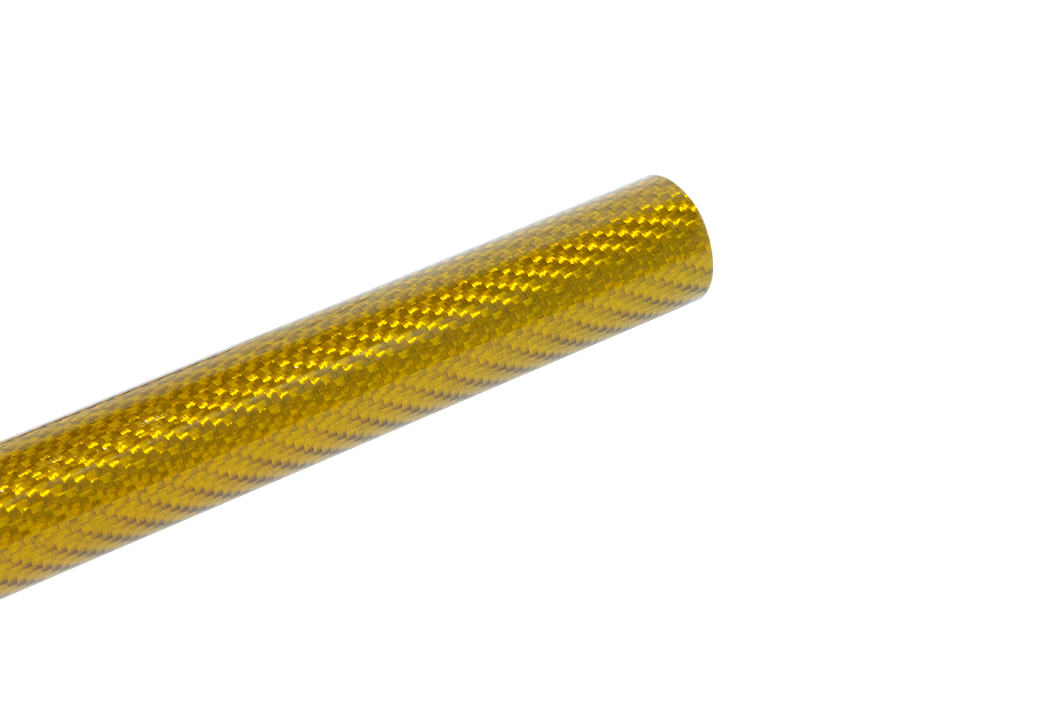 yellow CFK tube 3K Carbon bidirectional high strength Model making Engineering Mechanical engineering