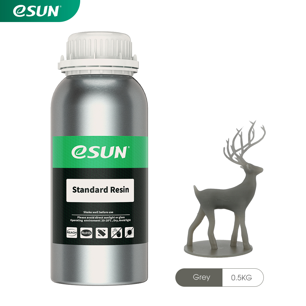 Esun Standard Resin 500gr grey Premium 3D printing resin high quality LCD DLP