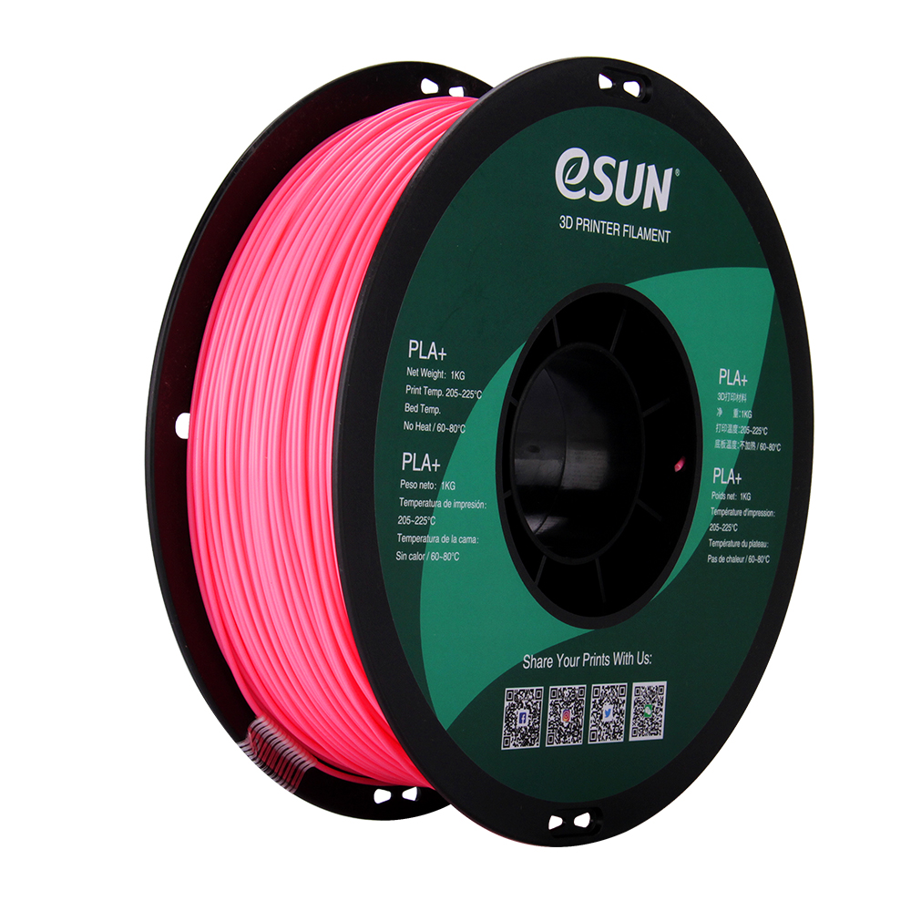 Esun PLA+ 1kg pink Premium 3D printing filament high quality