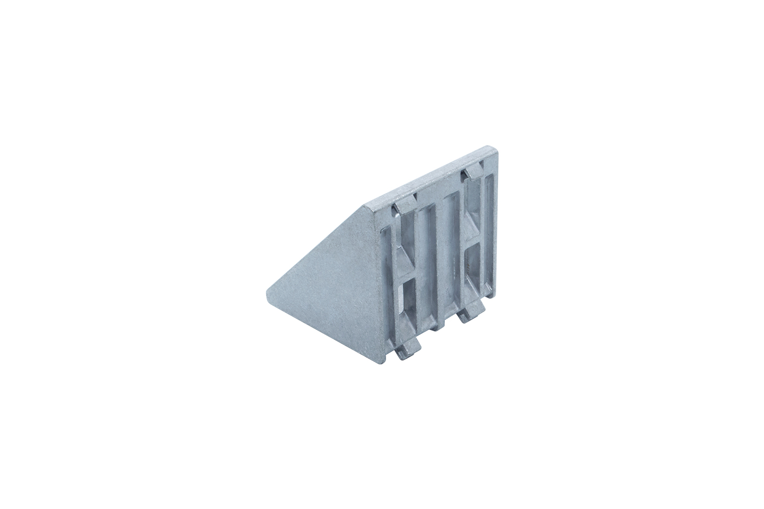 Lightweight external bracket 80x80mm die-cast aluminum profile connector Item Bosch slot sizes 8 and 10