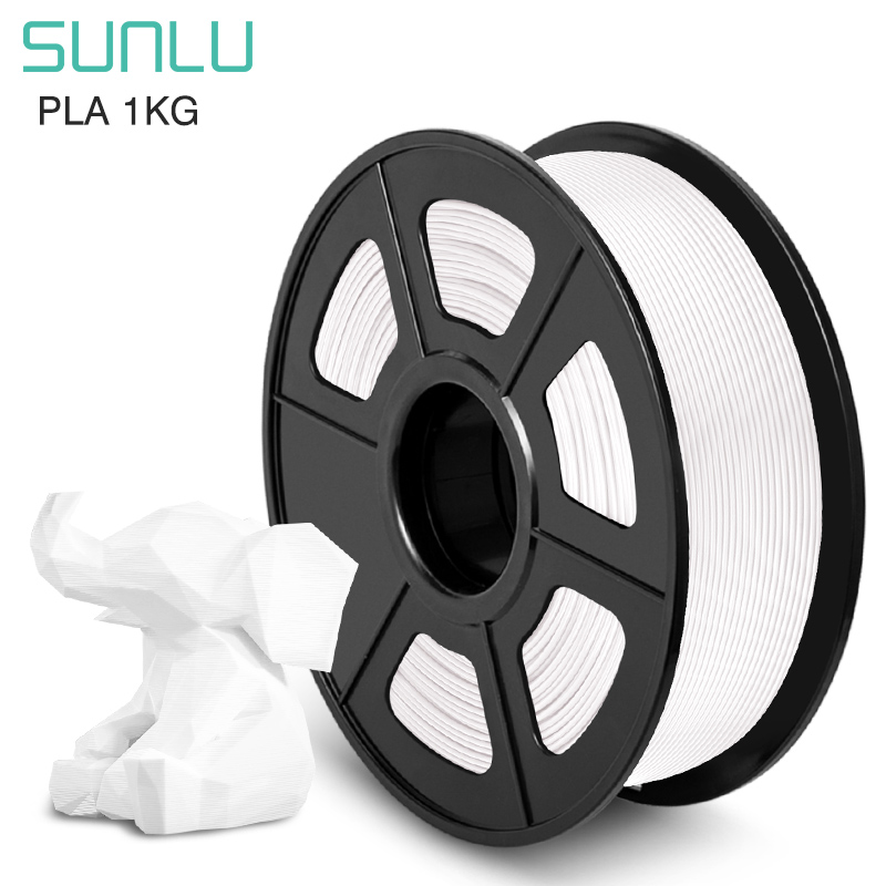 Sunlu PLA+ 1kg white Premium 3D printing filament high quality