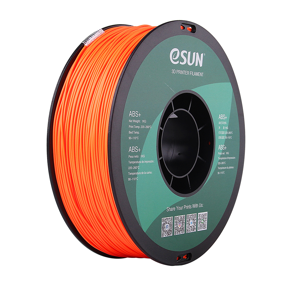 Esun ABS+ 1kg orange Premium 3D printing filament high quality